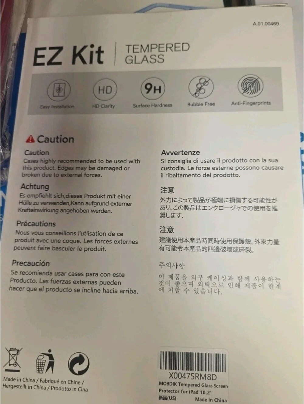 MOBDIK Paperfeel Screen Protector Compatible with Ipad 10.2